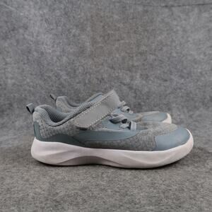 Athletic Works Shoes Kids 12 Athletic Trainers Casual Easy On Strap Gray Sneaker